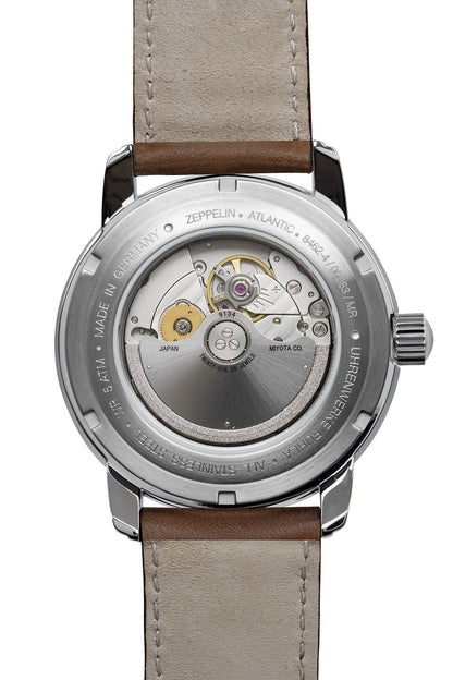 Herrenuhr, Automatik Edelstahl - Grünes Zifferblatt - Zeppelin Modell: 8462-4