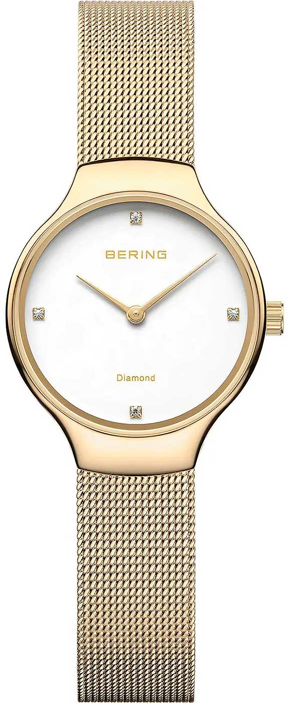 Bering Classic 13326-334 Women's Watch • Scratch-resistant Sapphire Crystal • Fine Milanese Bracelet