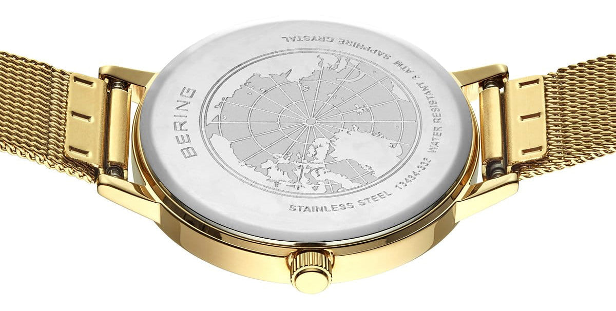 Bering Classic 13434-332 Damenuhr • Saphirglas • Milanaise