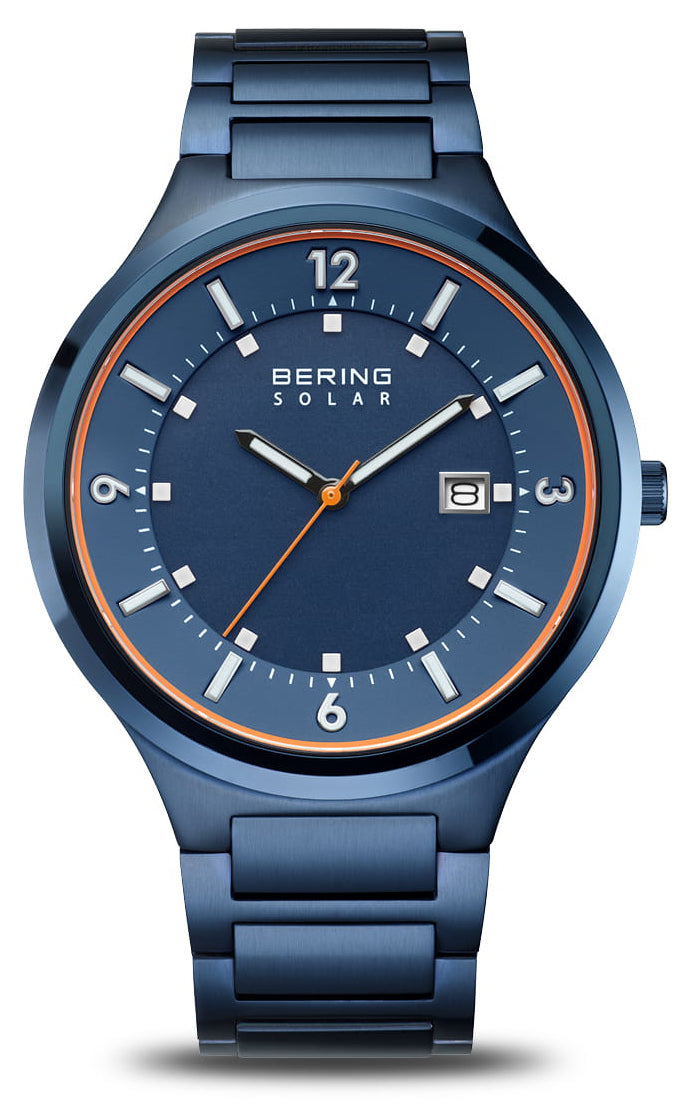 Bering Solar 14442-979 Herrenuhr • Kratzfestes Saphirglas • Solar-Antrieb