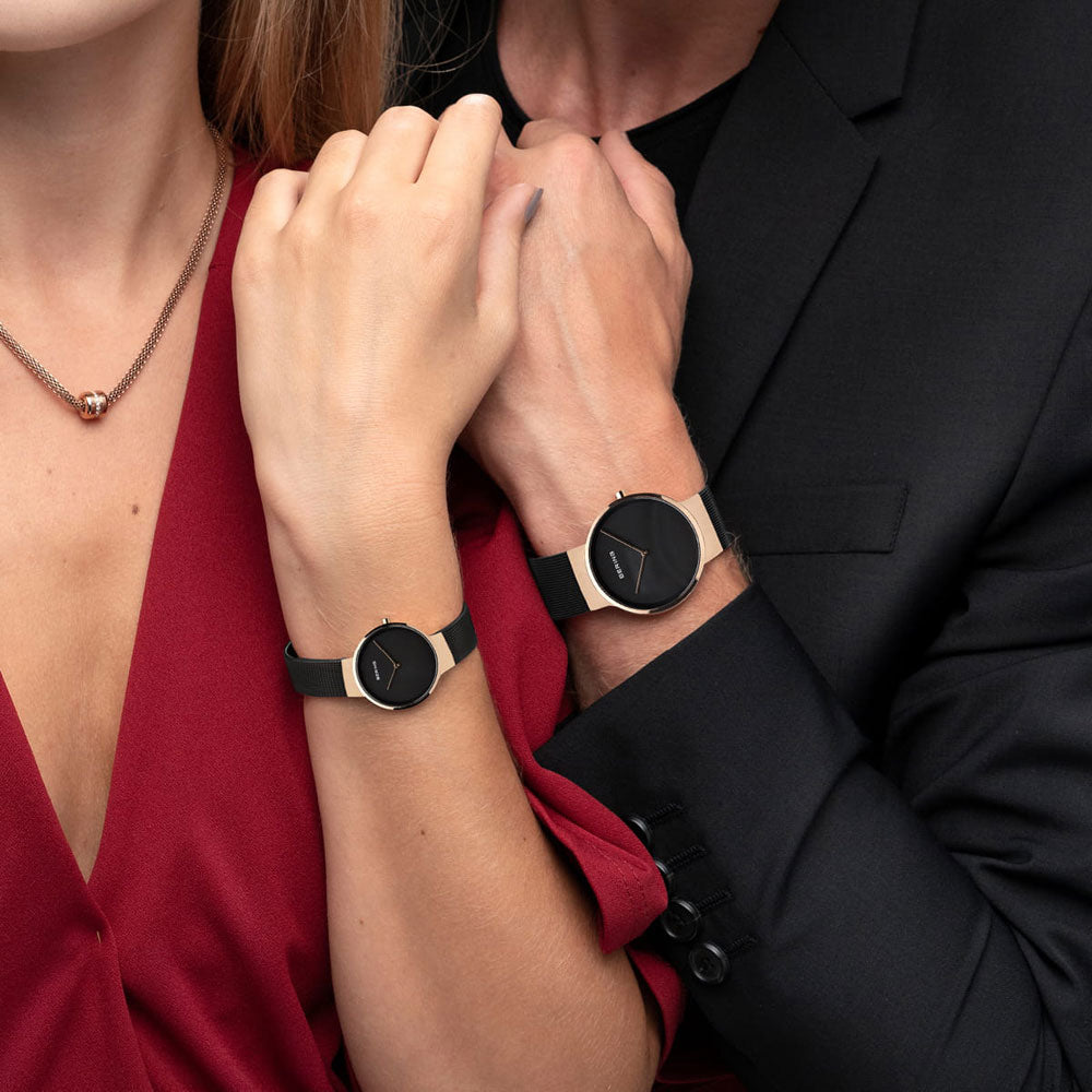 Bering Classic 14531-166 Women's Watch • Scratch-Resistant Sapphire Crystal • Milanese Strap