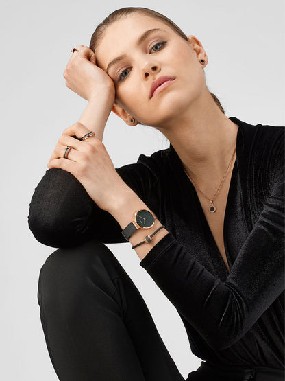 Bering Classic 14531-166 Women's Watch • Scratch-Resistant Sapphire Crystal • Milanese Strap