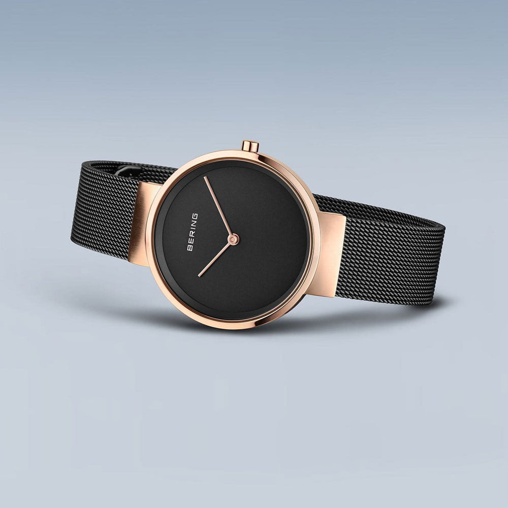 Bering Classic 14531-166 Women's Watch • Scratch-Resistant Sapphire Crystal • Milanese Strap