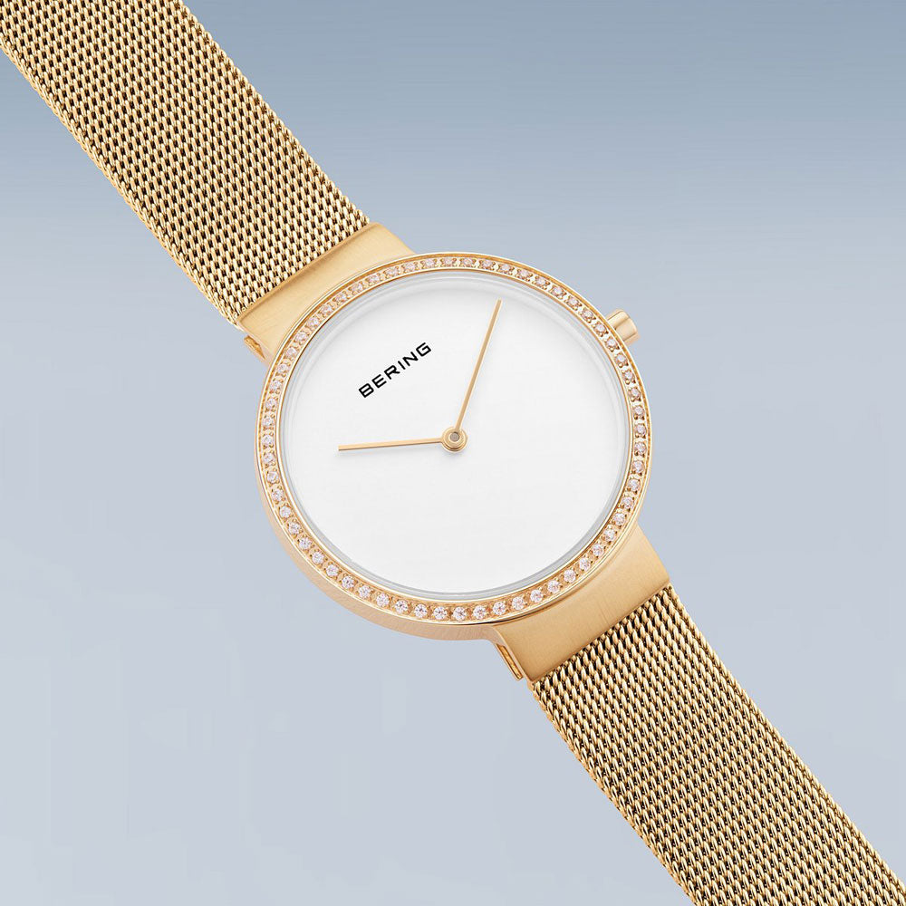 Bering Classic 14531-330 Ladies' Watch • Scratch-Resistant Sapphire Crystal • Fine Milanese Bracelet