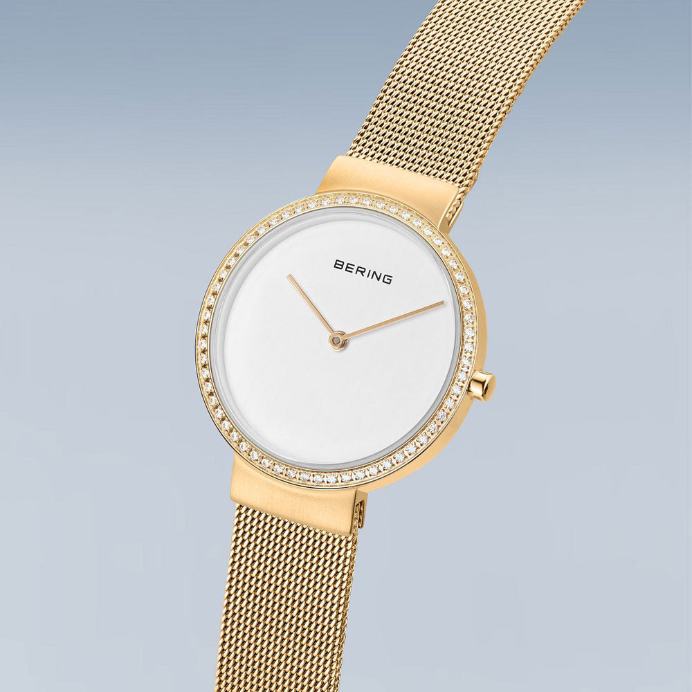 Bering Classic 14531-330 Ladies' Watch • Scratch-Resistant Sapphire Crystal • Fine Milanese Bracelet