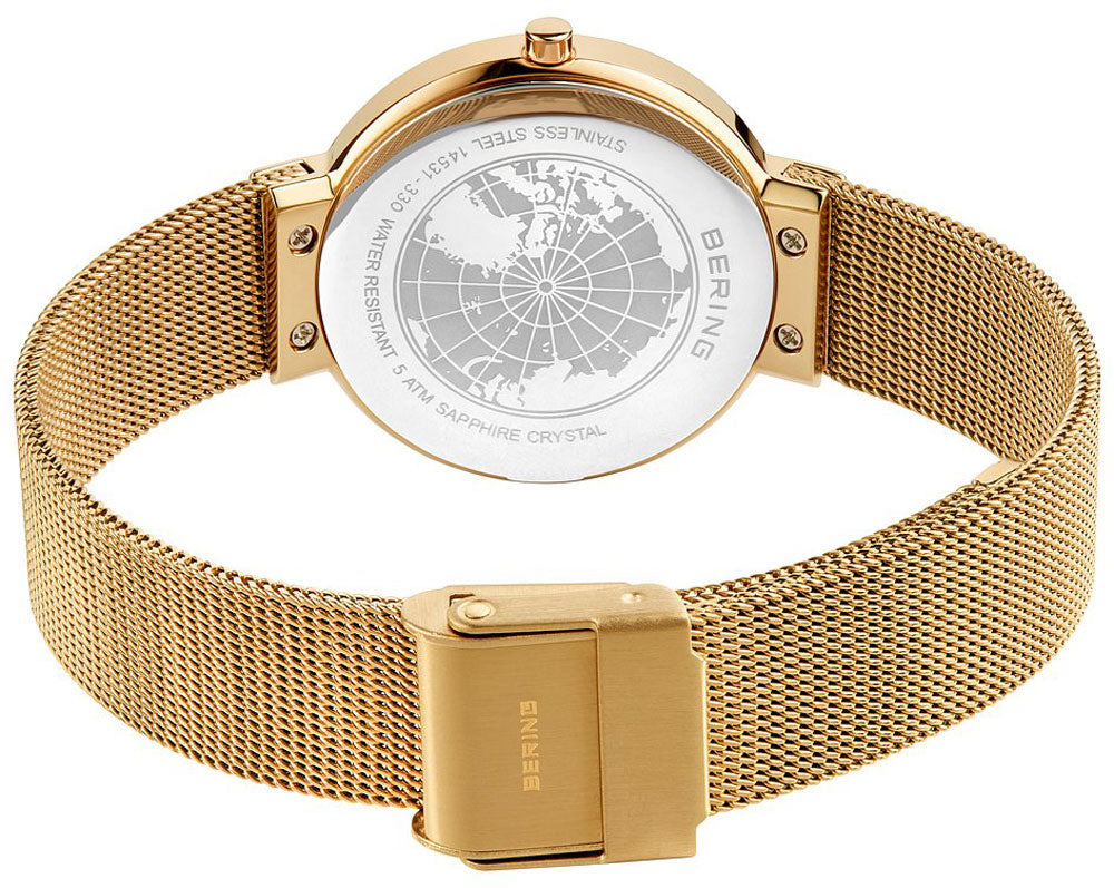 Bering Classic 14531-330 Ladies' Watch • Scratch-Resistant Sapphire Crystal • Fine Milanese Bracelet
