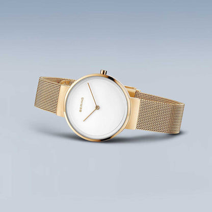 Bering Classic 14531-334 Women's Watch • Scratch-resistant sapphire crystal • Fine Milanese bracelet