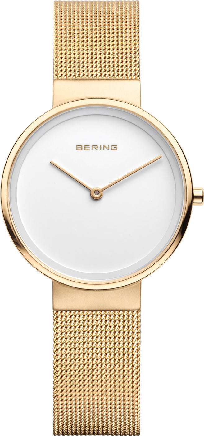 Bering Classic 14531-334 Women's Watch • Scratch-resistant sapphire crystal • Fine Milanese bracelet