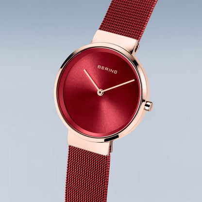 Bering Classic 14531-363 Women's Watch • Scratch-resistant sapphire crystal • Milanese bracelet