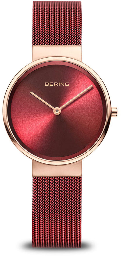Bering Classic 14531-363 Women's Watch • Scratch-resistant sapphire crystal • Milanese bracelet