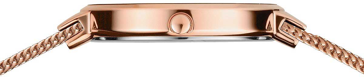 Bering Classic 14531-368 Damenuhr • Kratzfestes Saphirglas • Feines Milanaise-Armband