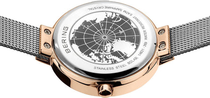 Bering Solar 14631-369 Women's Watch • Sapphire Crystal • Milanese
