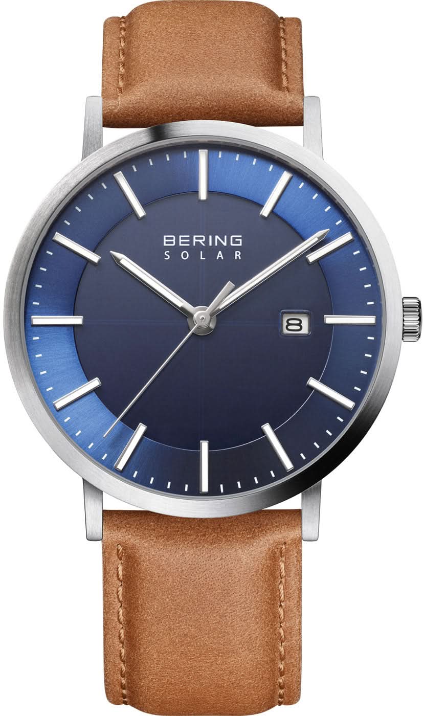 Bering Solar 15439-507 Men's Watch • Sustainable Solar Movement • Scratch-resistant Sapphire Crystal