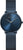Bering Ultra Slim 15729-397 Damenuhr • Kratzfestes Saphirglas • Blaues Milanaise-Band