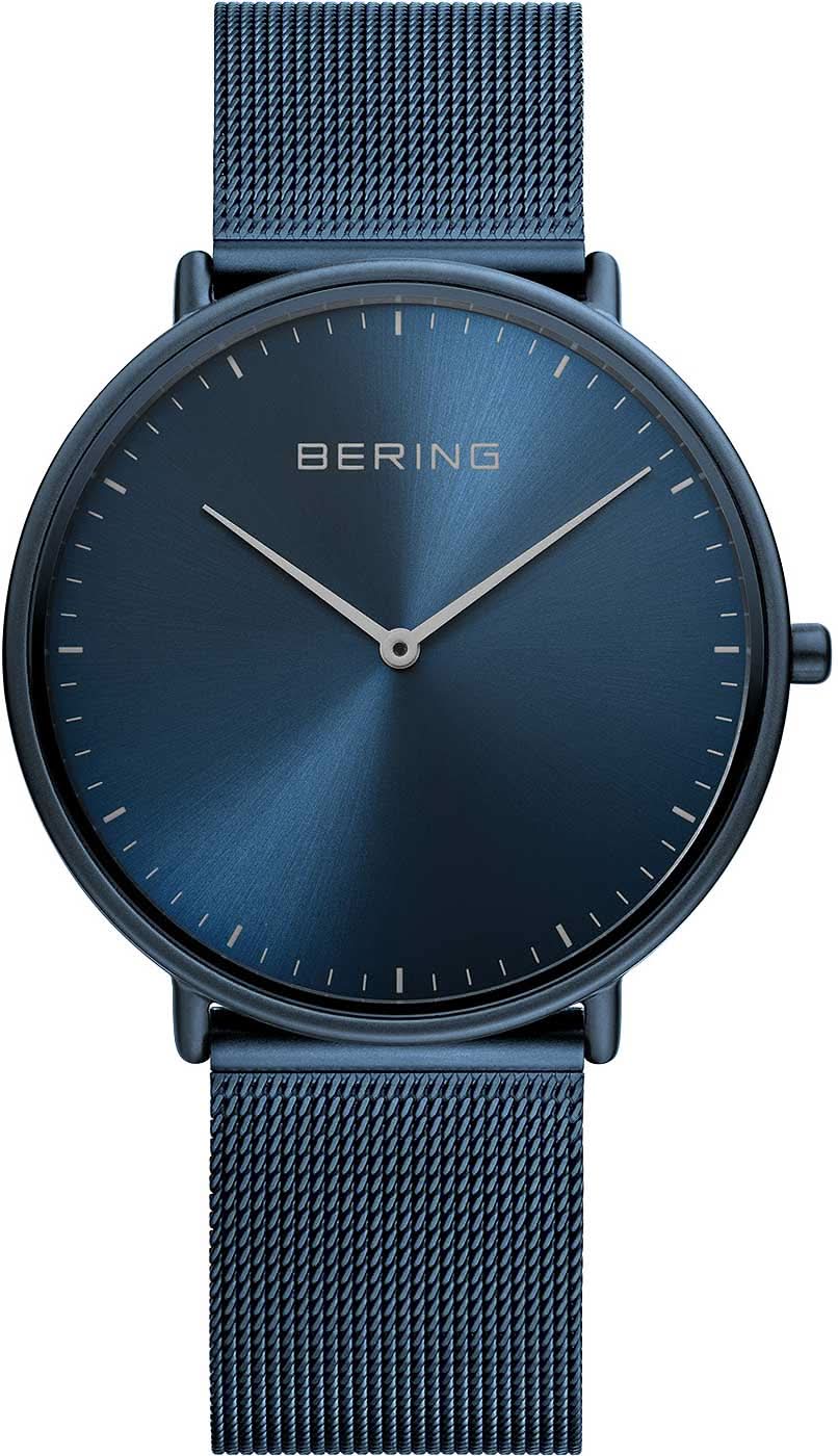 Bering Ultra Slim 15739-397 Uhr • Kratzfestes Saphirglas • Milanaise-Armband