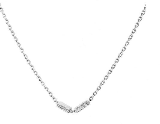 Boss Jewelry 1580447 - Doppelreihige Halskette LARIA mit Verbindungselementen