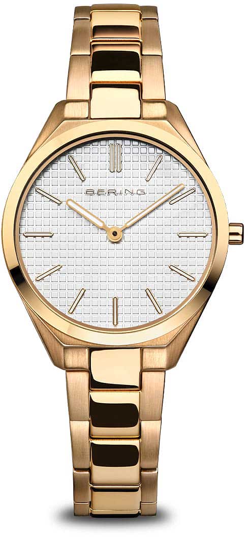Bering Ultra Slim 17231-734 Damenuhr • Saphirglas • Gold