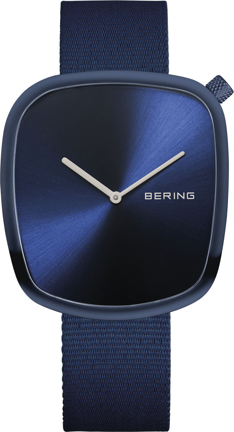 Bering Pebble 18040-397 Damenuhr • Kratzfestes Saphirglas • Flaches, dänisches Design
