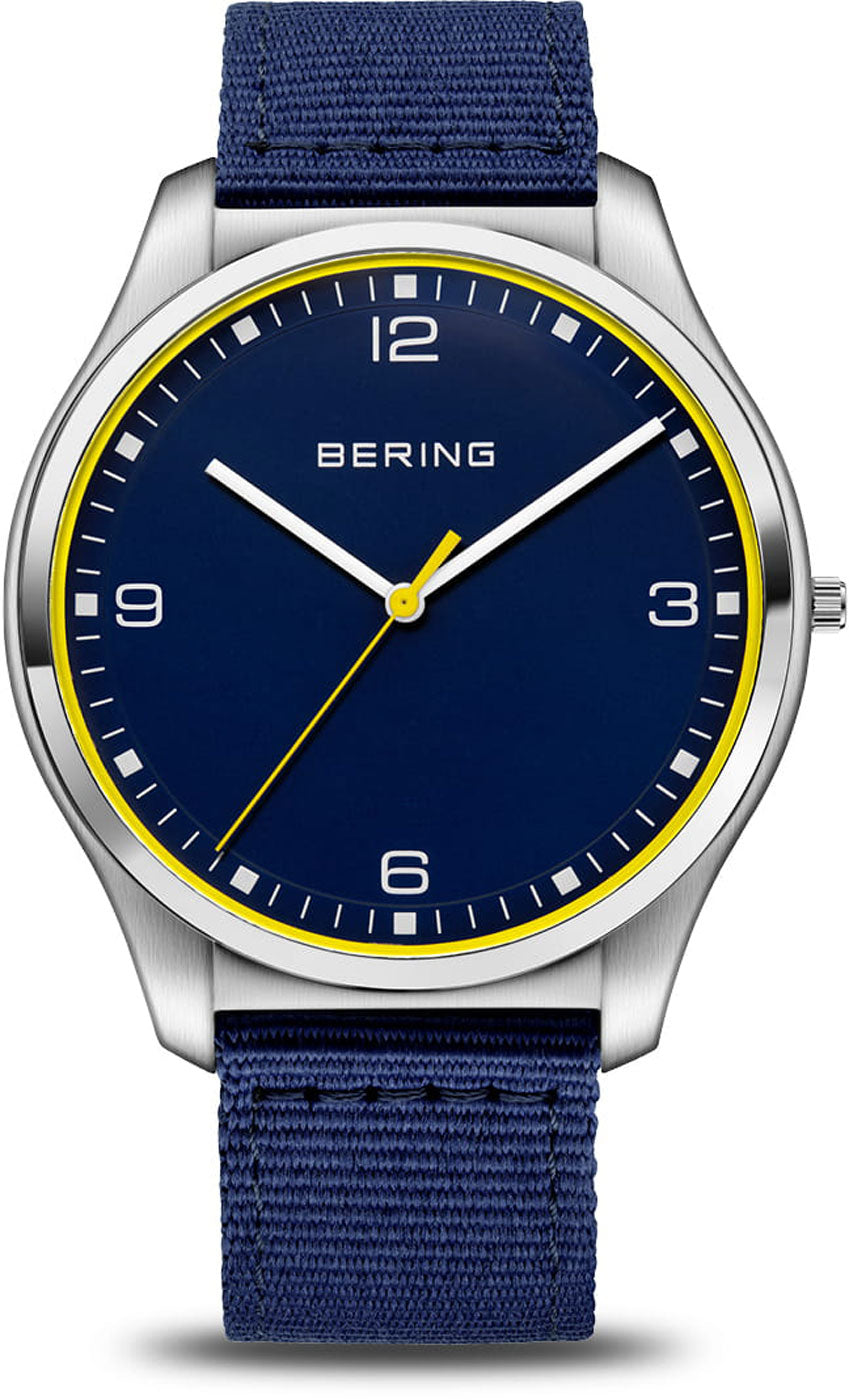 Bering Ultra Slim 18342-507 Herrenuhr • Kratzfestes Saphirglas • Ultraflaches Design
