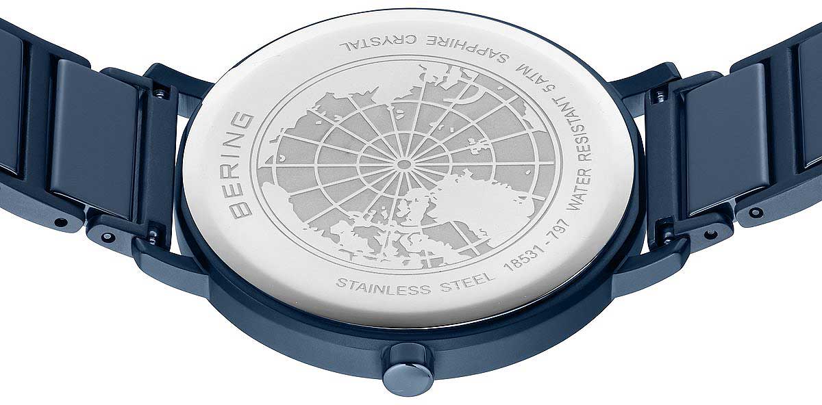 Bering Ceramic 18531-797 Women's Watch • High-Tech Ceramic • Scratch-Resistant Sapphire Crystal