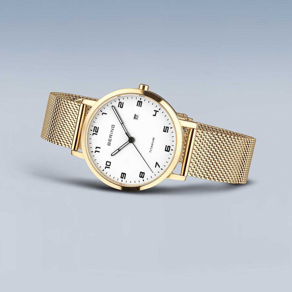 Bering Titanium 18634-334 Damenuhr • Saphirglas • Titan