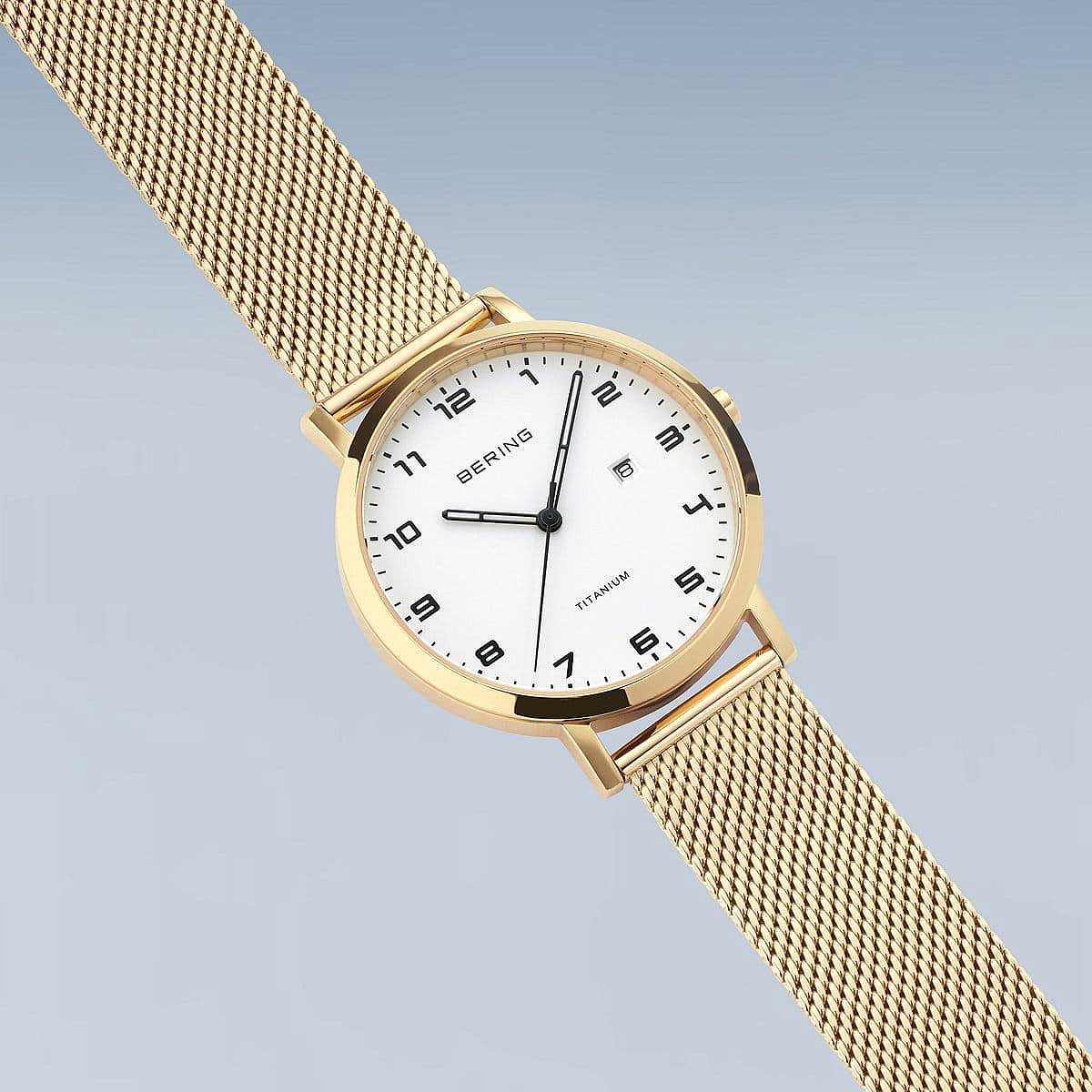 Bering Titanium 18634-334 Damenuhr • Saphirglas • Titan