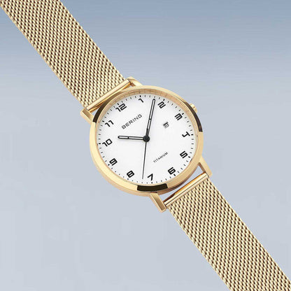 Bering Titanium 18634-334 Damenuhr • Saphirglas • Titan