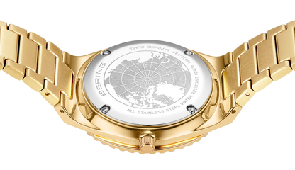 Bering Classic 18936-734 Damenuhr • Kratzfestes Saphirglas • Feines Milanaise-Armband