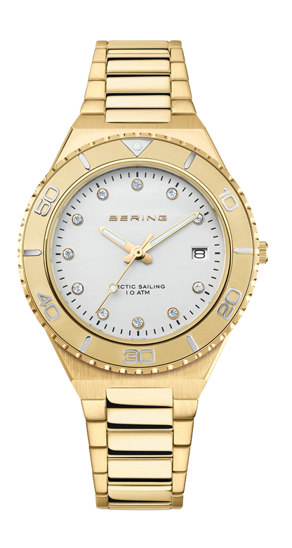 Bering Classic 18936-734 Damenuhr • Kratzfestes Saphirglas • Feines Milanaise-Armband