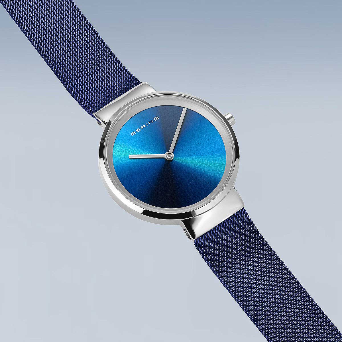 Bering Classic Aurora 19031-307 Women's Watch • Sapphire Glass • Milanese Strap