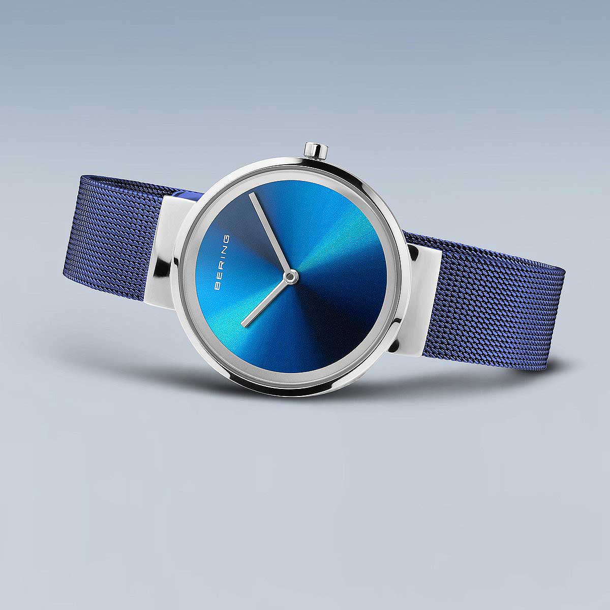Bering Classic Aurora 19031-307 Women's Watch • Sapphire Glass • Milanese Strap