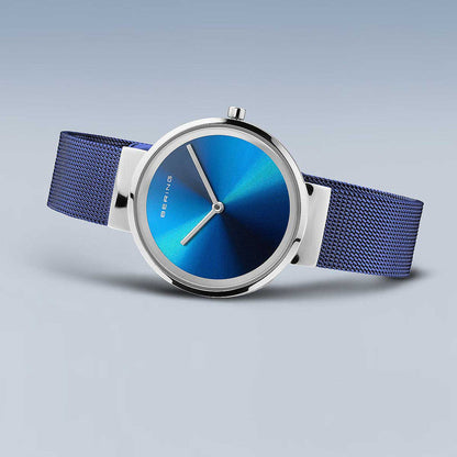 Bering Classic Aurora 19031-307 Women's Watch • Sapphire Glass • Milanese Strap