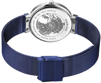 Bering Classic Aurora 19031-307 Women's Watch • Sapphire Glass • Milanese Strap