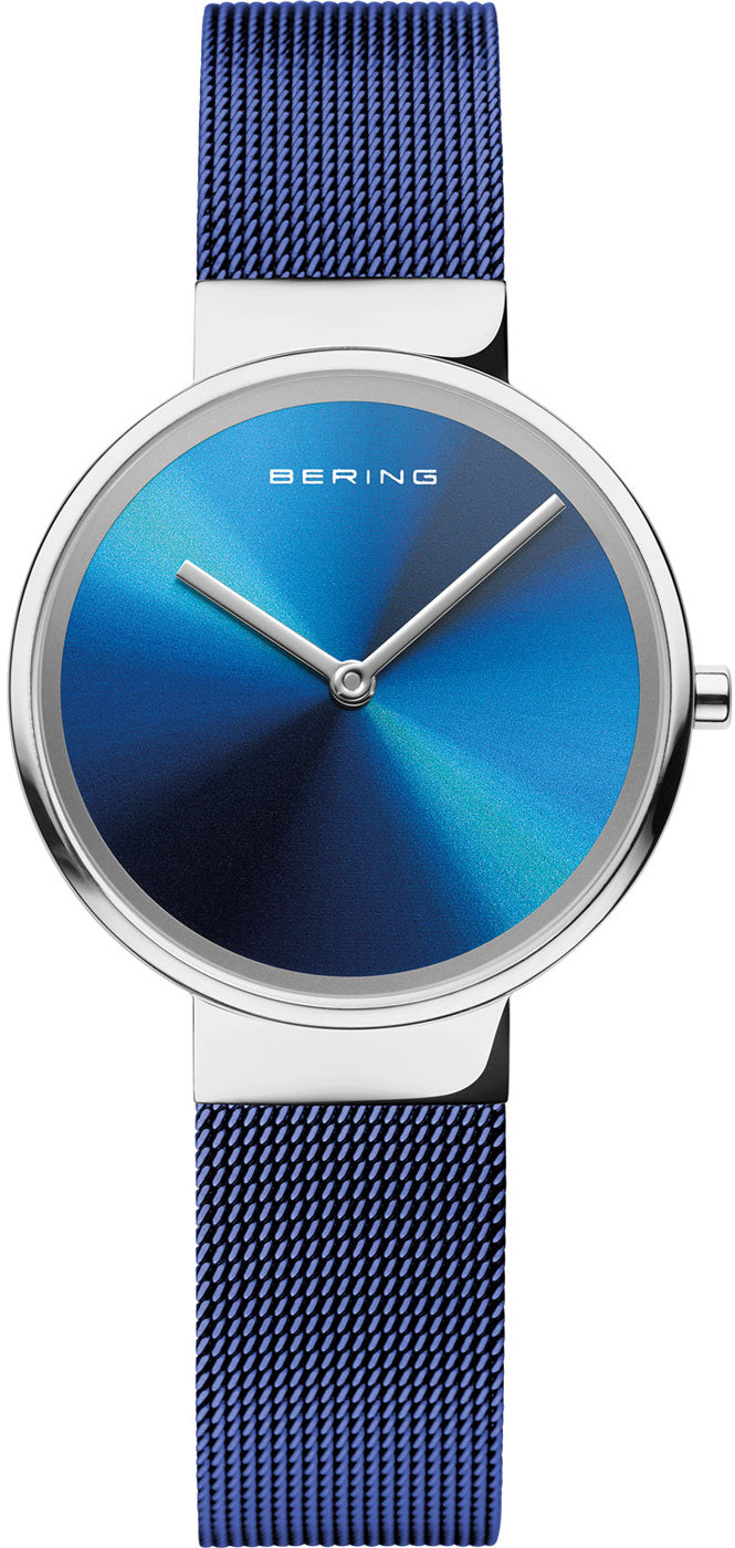 Bering Classic Aurora 19031-307 Women's Watch • Sapphire Glass • Milanese Strap