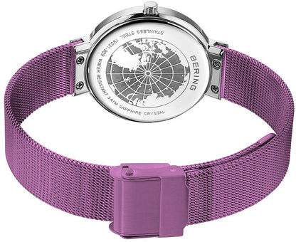 Bering Ultra Slim 19031-909 Women's Watch • Scratch-resistant sapphire crystal • Fine Milanese bracelet