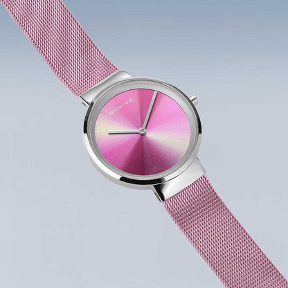 Bering Classic 19031-999 Women's Watch • Scratch-Resistant Sapphire Crystal • Fine Milanese Strap