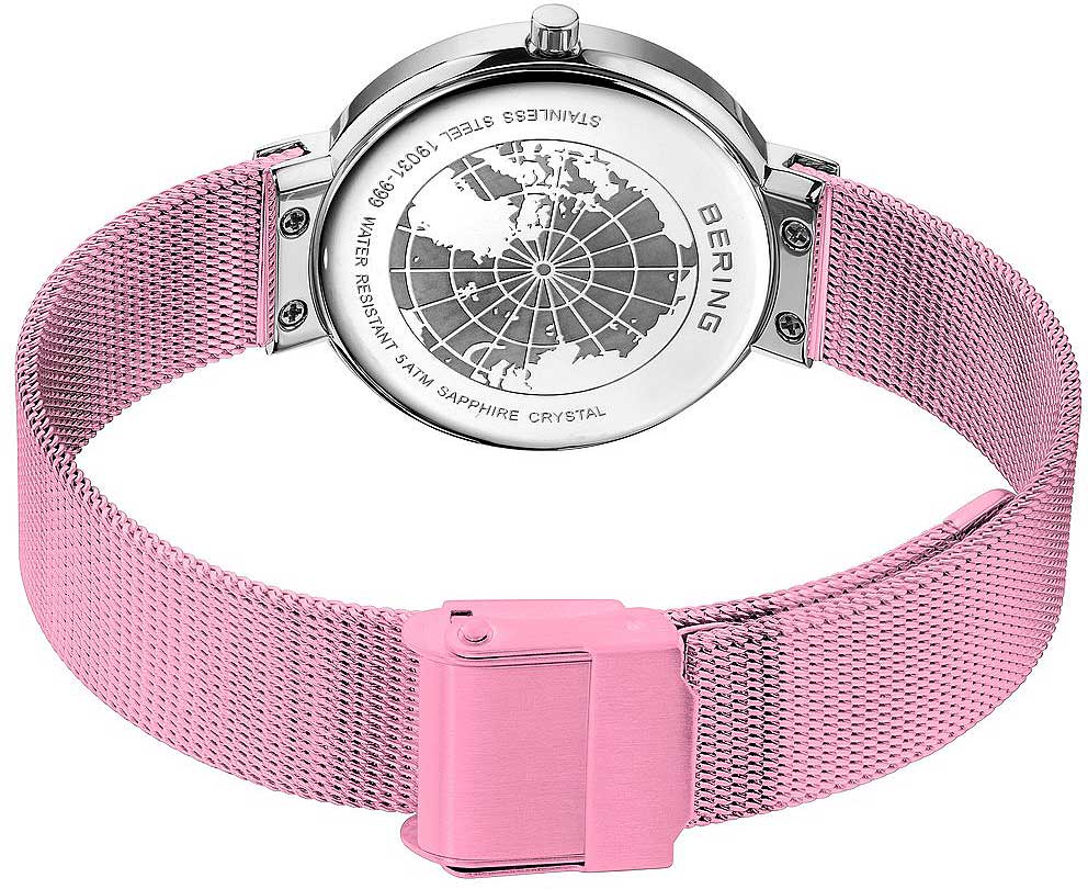 Bering Classic 19031-999 Women's Watch • Scratch-Resistant Sapphire Crystal • Fine Milanese Strap