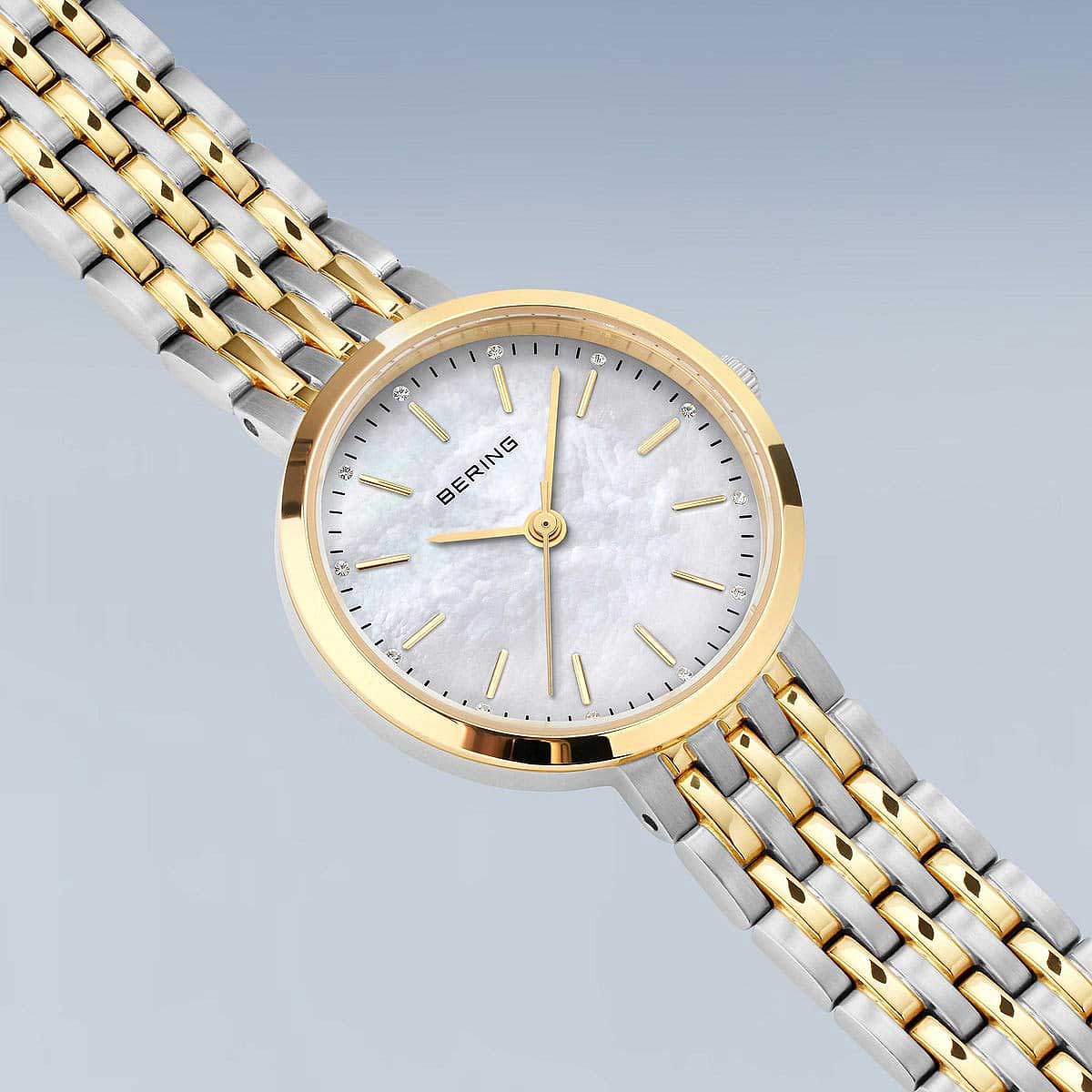 Bering Classic 19126-710 Damenuhr • Saphirglas • Perlmutt-Zifferblatt