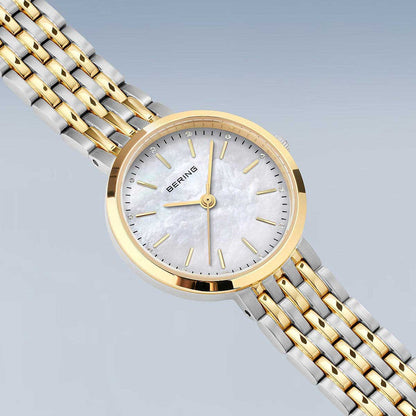 Bering Classic 19126-710 Damenuhr • Saphirglas • Perlmutt-Zifferblatt