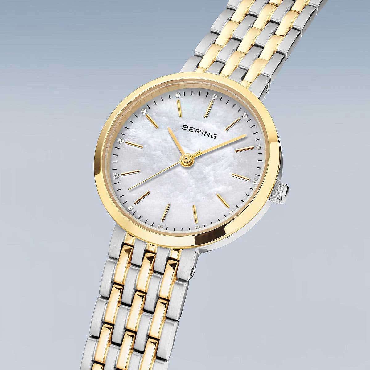 Bering Classic 19126-710 Damenuhr • Saphirglas • Perlmutt-Zifferblatt