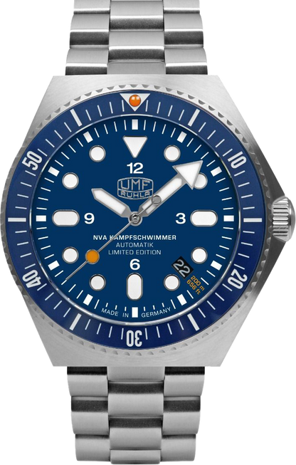 UMF Ruhla NVA Kampfschwimmer 1928M-3 Herrenuhr • Made in Germany • Saphirglas