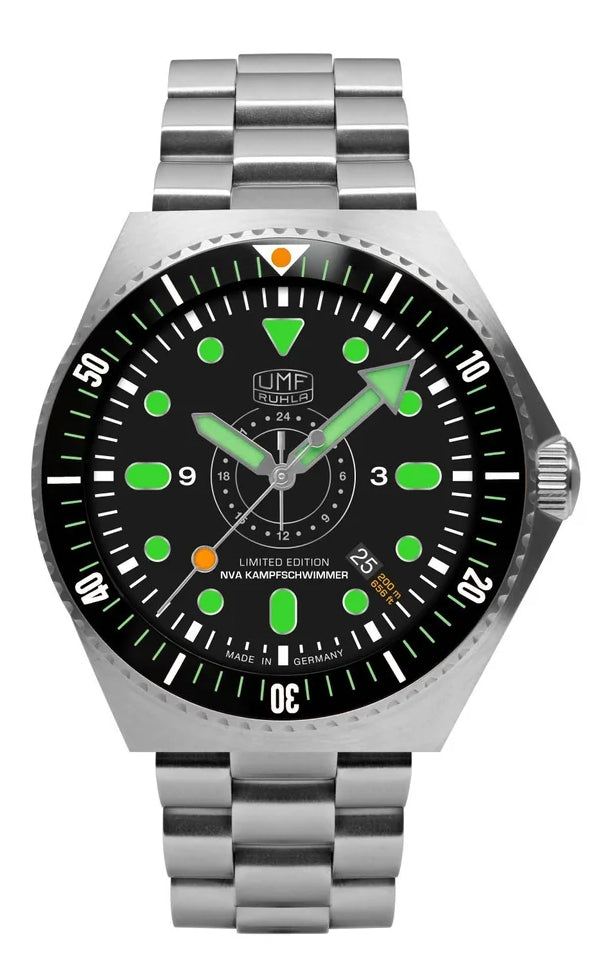 UMF Ruhla NVA Combat Diver 1932M-2 Men's Watch • Automatic • GMT Function