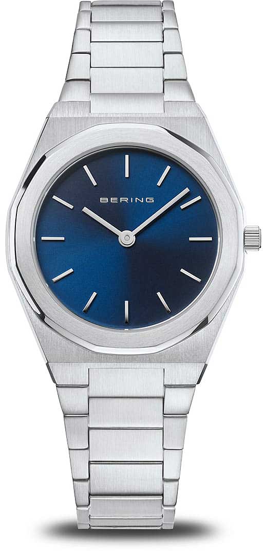 Bering Classic 19632-707 Damenuhr • Kratzfestes Saphirglas • Flaches Design