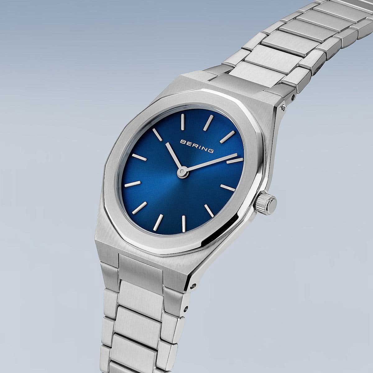 Bering Classic 19632-707 Damenuhr • Kratzfestes Saphirglas • Flaches Design