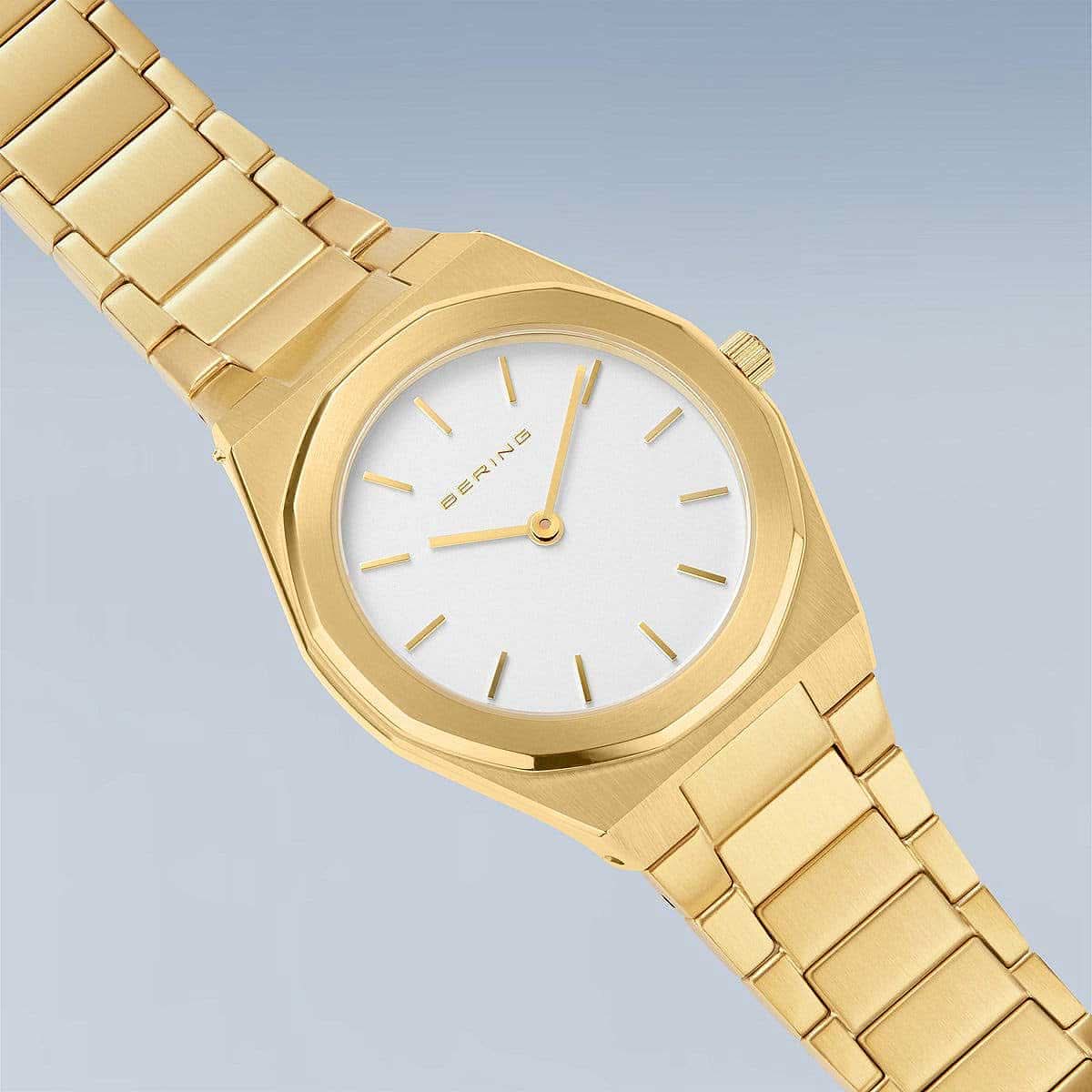 Bering Classic 19632-730 Damenuhr • Kratzfestes Saphirglas • Ultradünnes Design