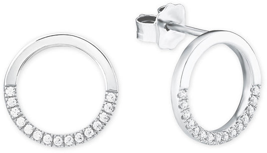 Runde Ohrstecker mit Steinen - s.Oliver Jewelry Modell: 2018676