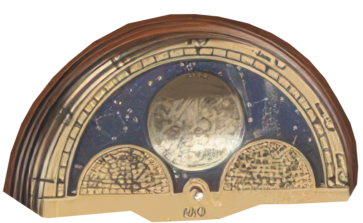 AMS Standuhr 195x50x25 cm Holz • Mechanisches 8-Tage-Kettenzugwerk • Westminster-Melodie