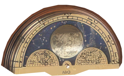 AMS Standuhr 195x50x25 cm Holz • Mechanisches 8-Tage-Kettenzugwerk • Westminster-Melodie