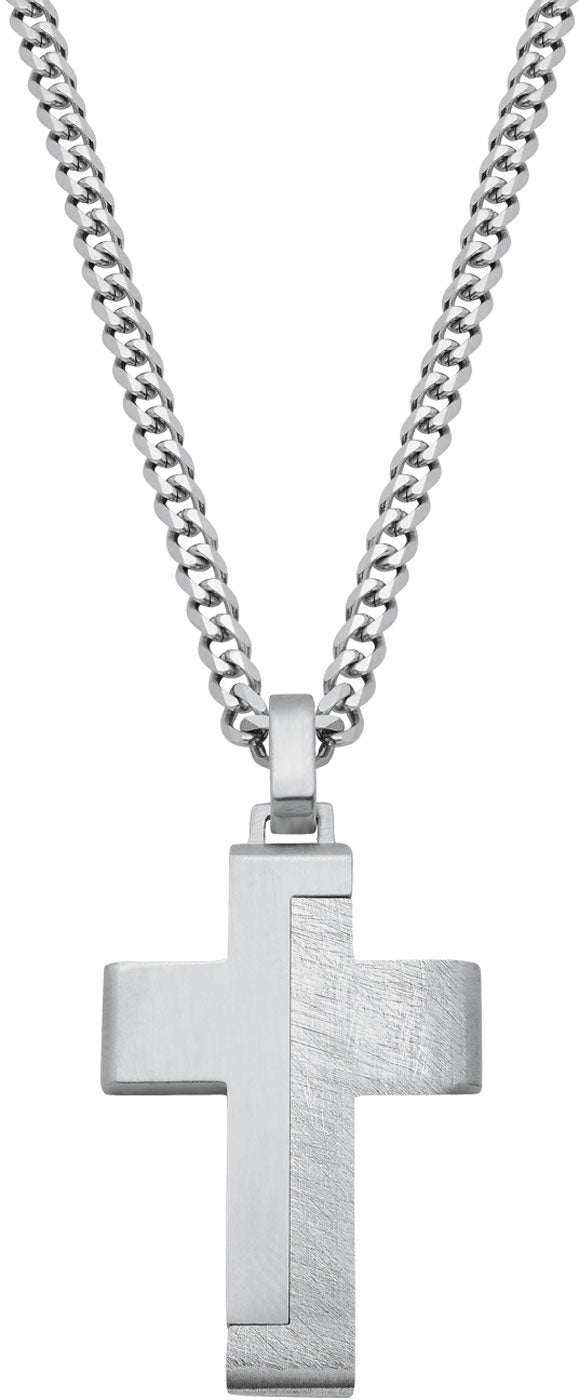 Panzerkette mit Kreuz Anhänger - s.Oliver Jewelry Modell: 2024253