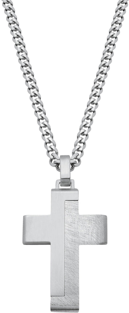 Panzerkette mit Kreuz Anhänger - s.Oliver Jewelry Modell: 2024253